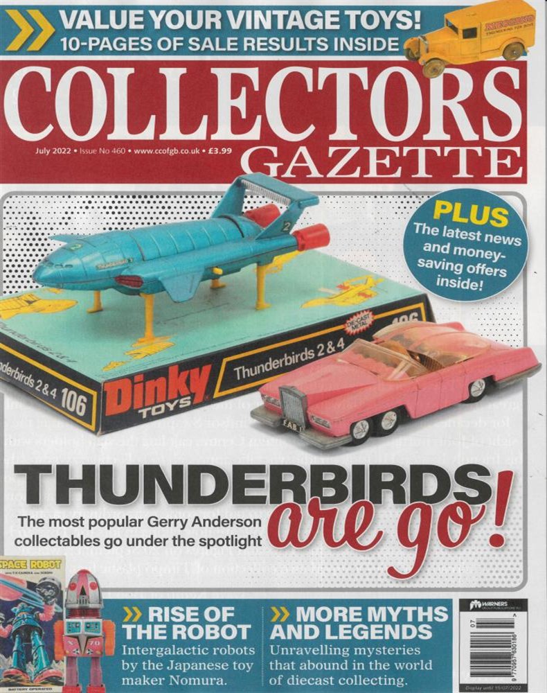 Collector's Gazette Magazine Issue JUL 22