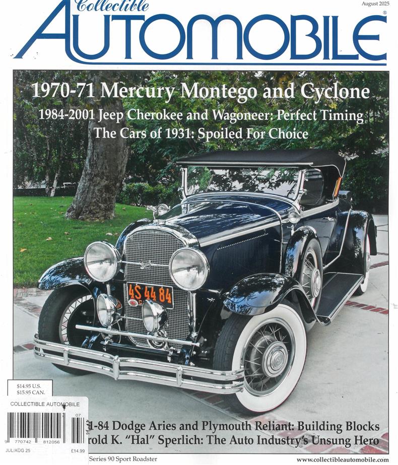 Collectible Automobile - JUL-AUG