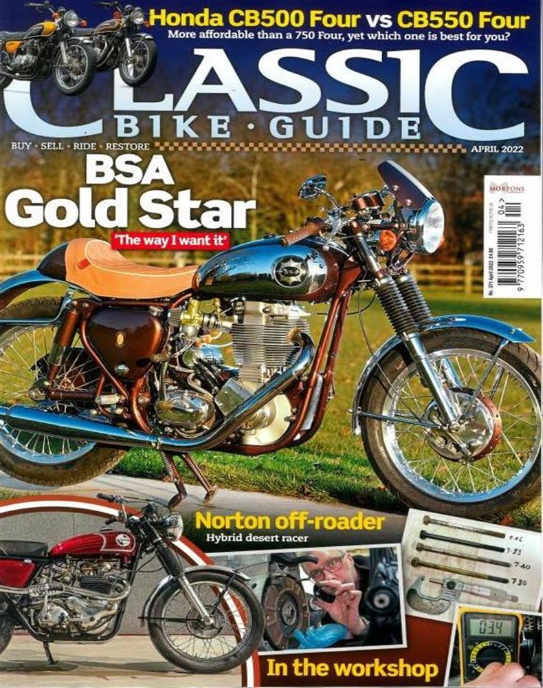 Classic Bike Guide Magazine Issue APR 22
