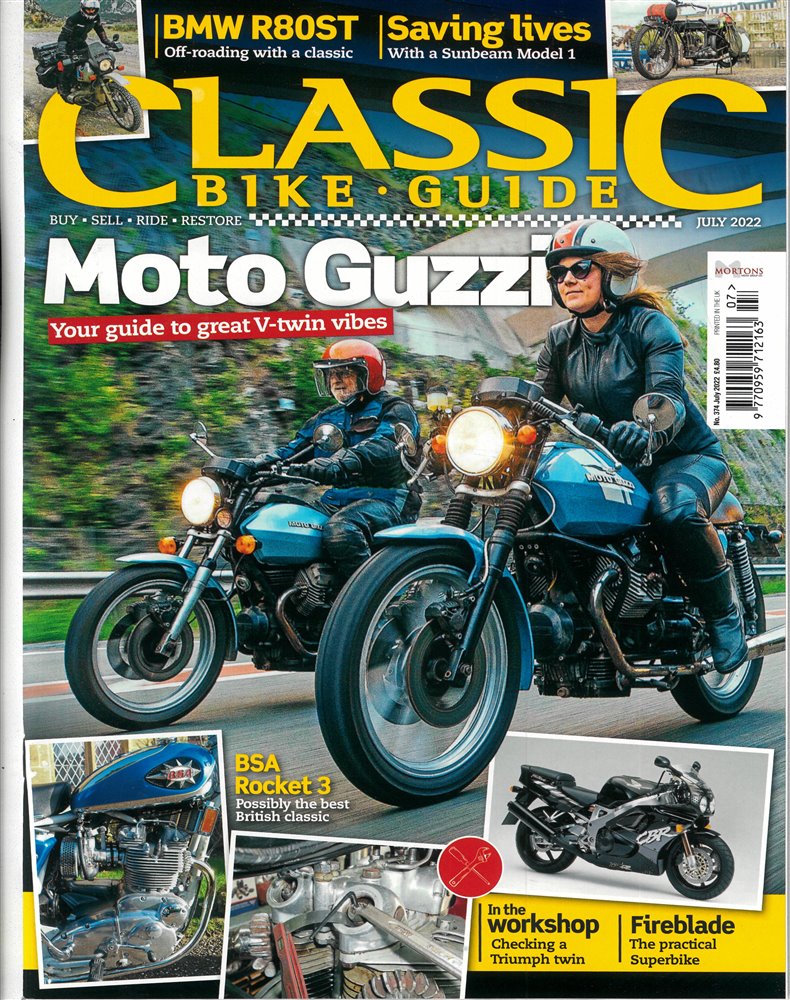 Classic Bike Guide Magazine Issue JUL 22