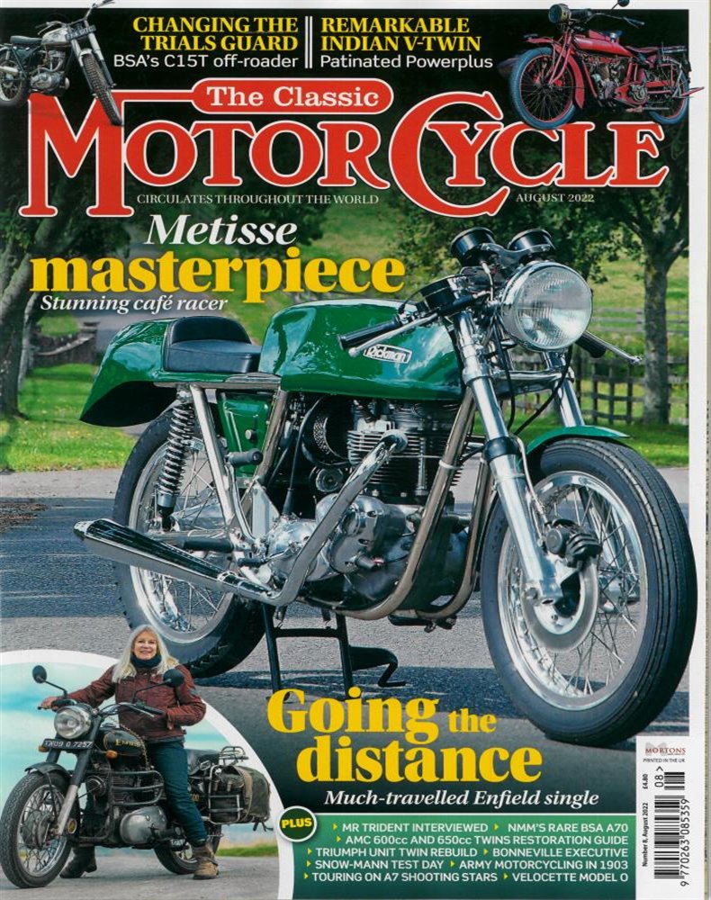 The Classic Motorcycle Magazine Issue AUG 22