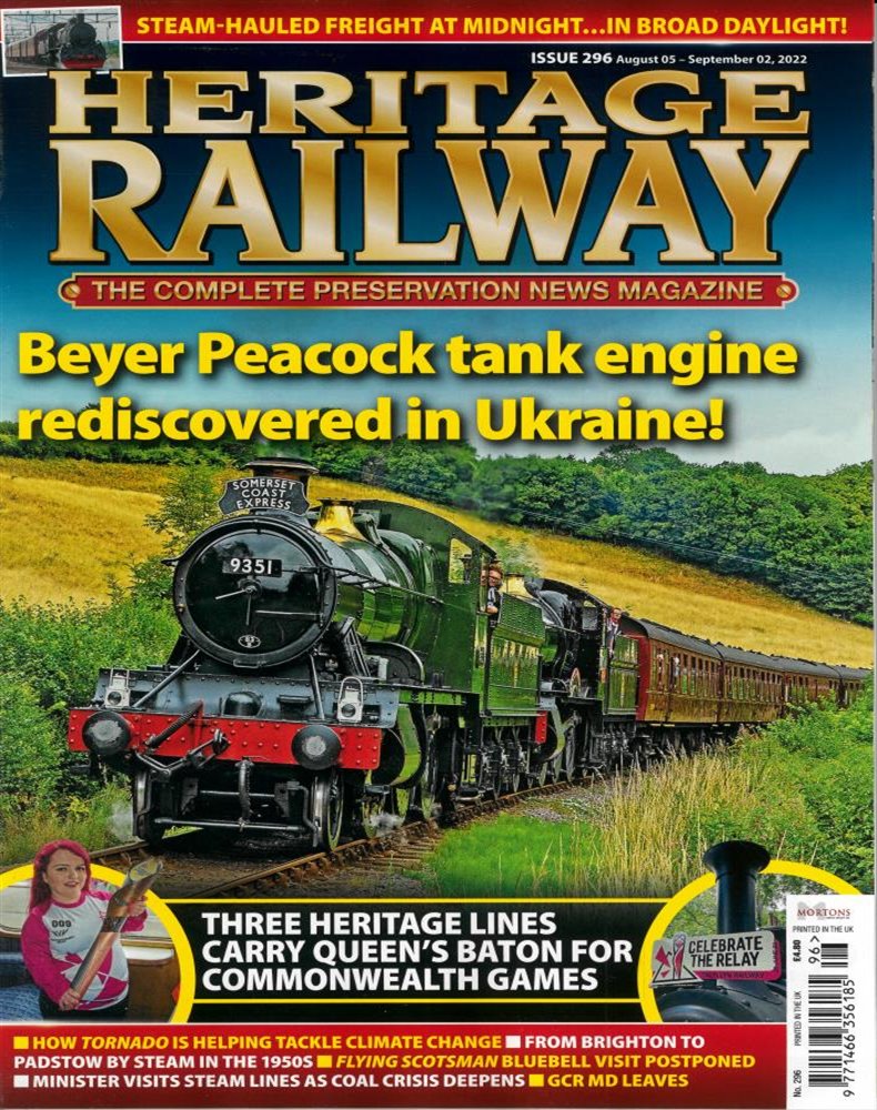 Heritage Railway Magazine Issue NO 296