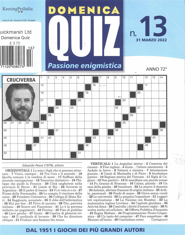 Domenica Quiz Magazine Issue NO 13