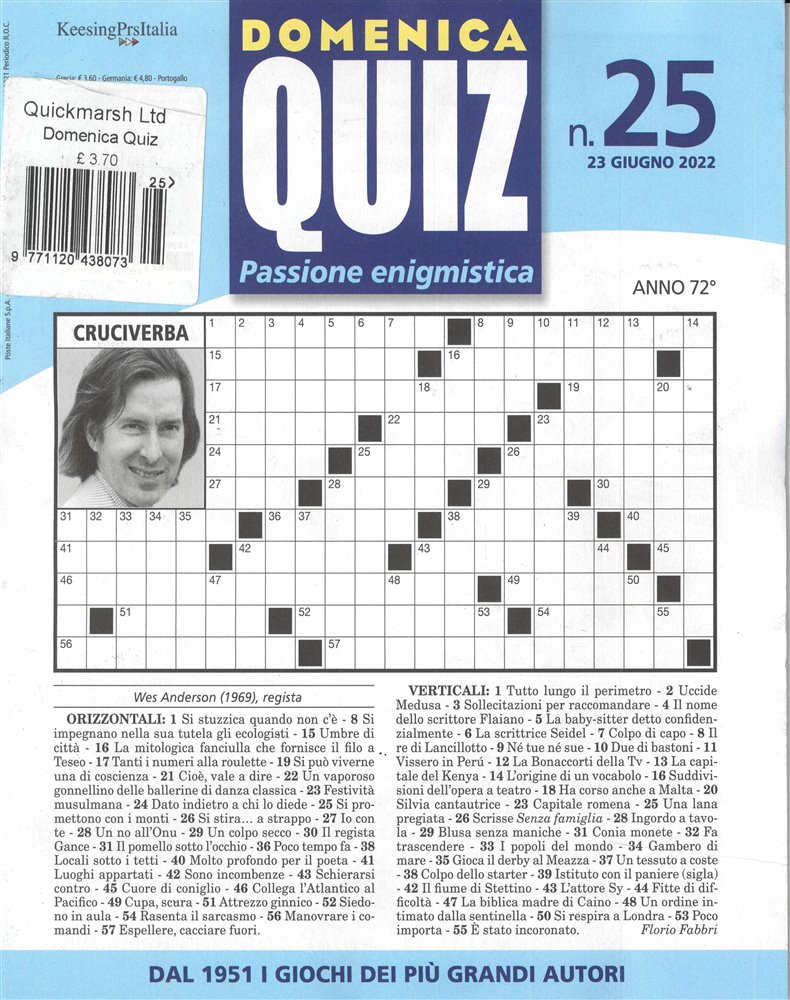 Domenica Quiz Magazine Issue NO 25