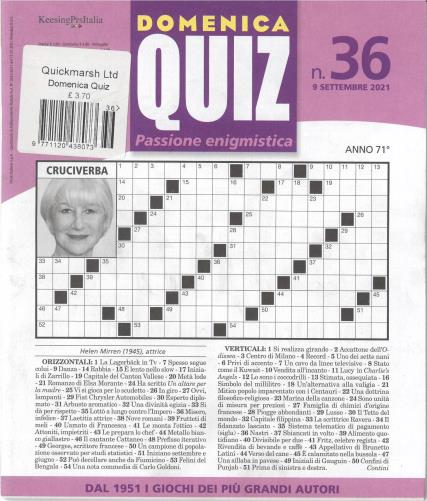 Domenica Quiz Magazine