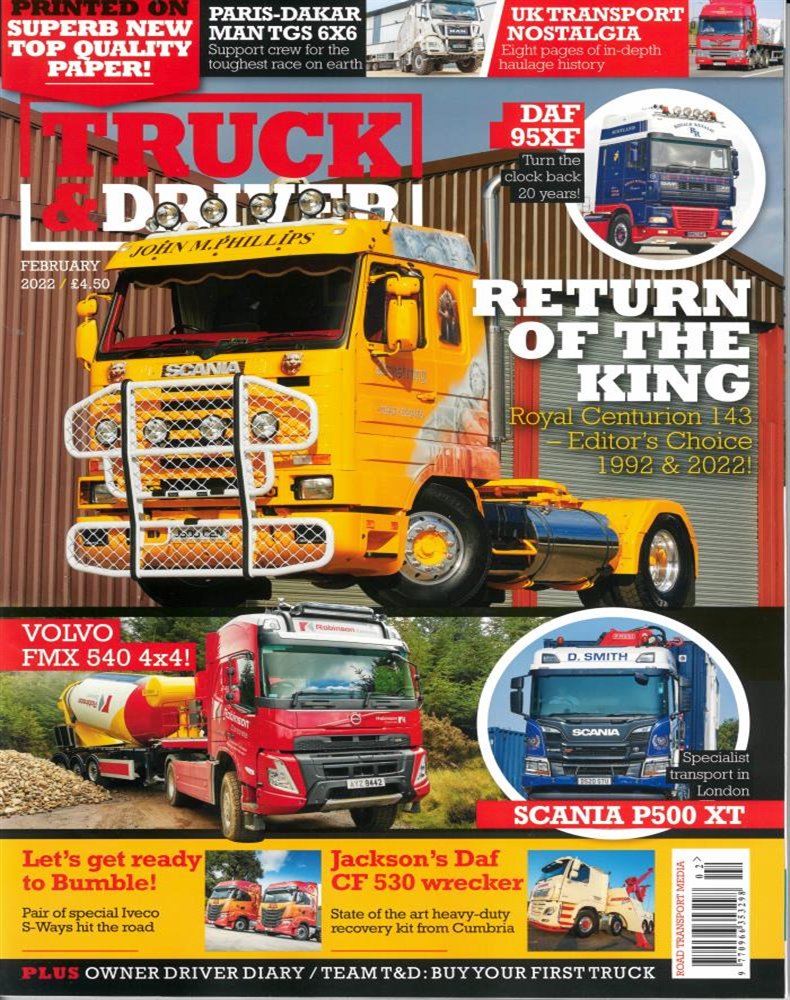 Truck & Driver Magazine Issue FEB 22