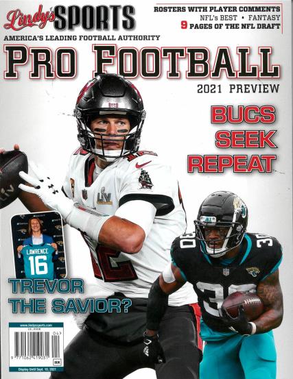 Lindy's Sports Pro Football Preview magazine