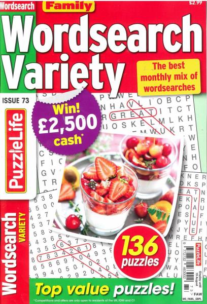 Family Wordsearch Special Magazine