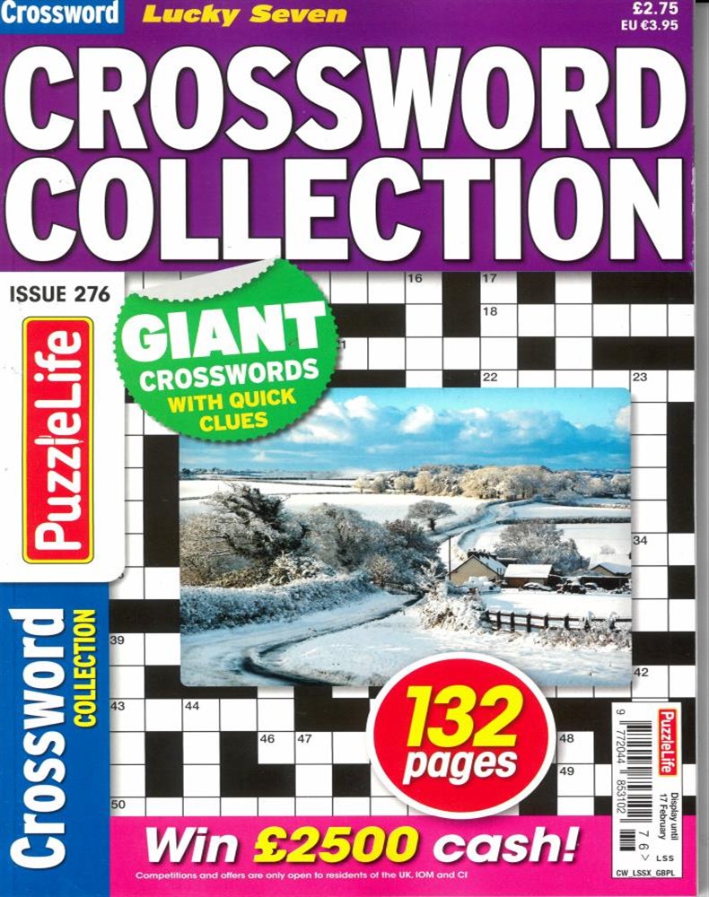 Lucky Seven Crossword Collection Magazine Issue NO 276