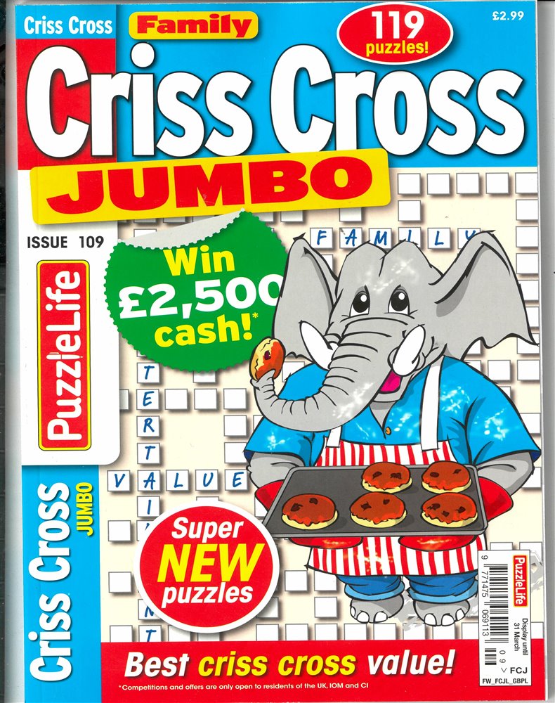 Family Criss Cross Jumbo Magazine Issue NO 109