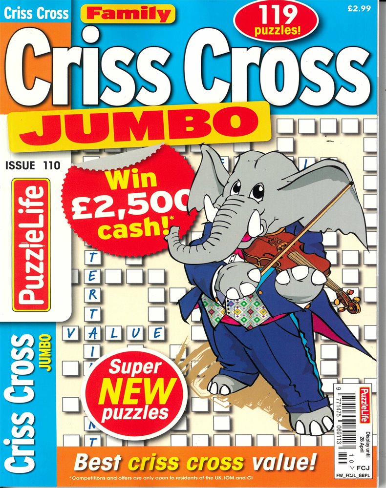 Family Criss Cross Jumbo Magazine Issue NO 110