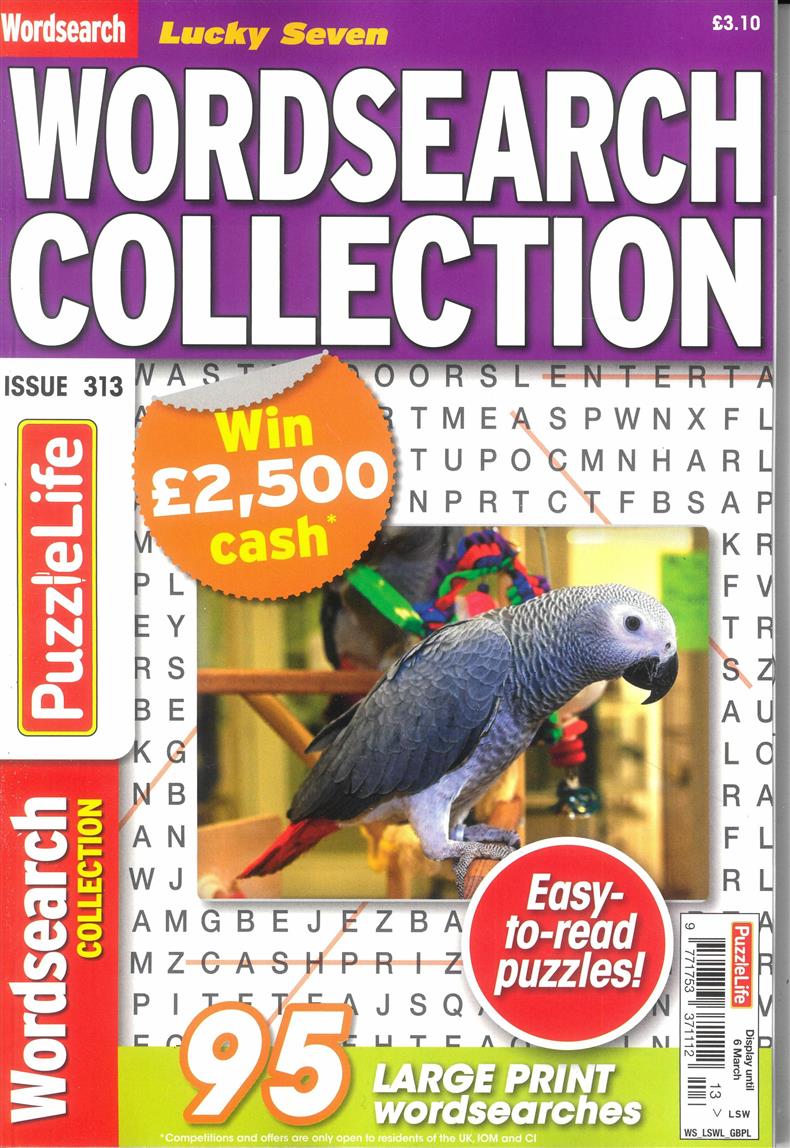 Lucky Seven Wordsearch - NO 313