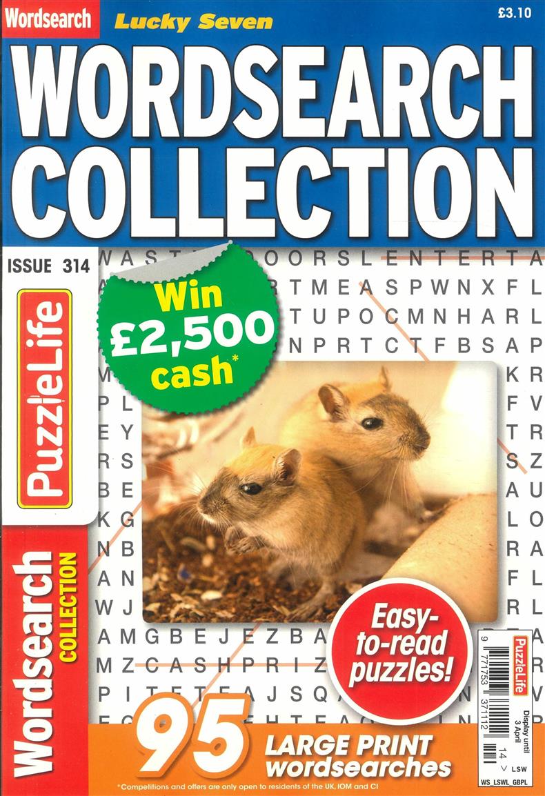 Lucky Seven Wordsearch - NO 314