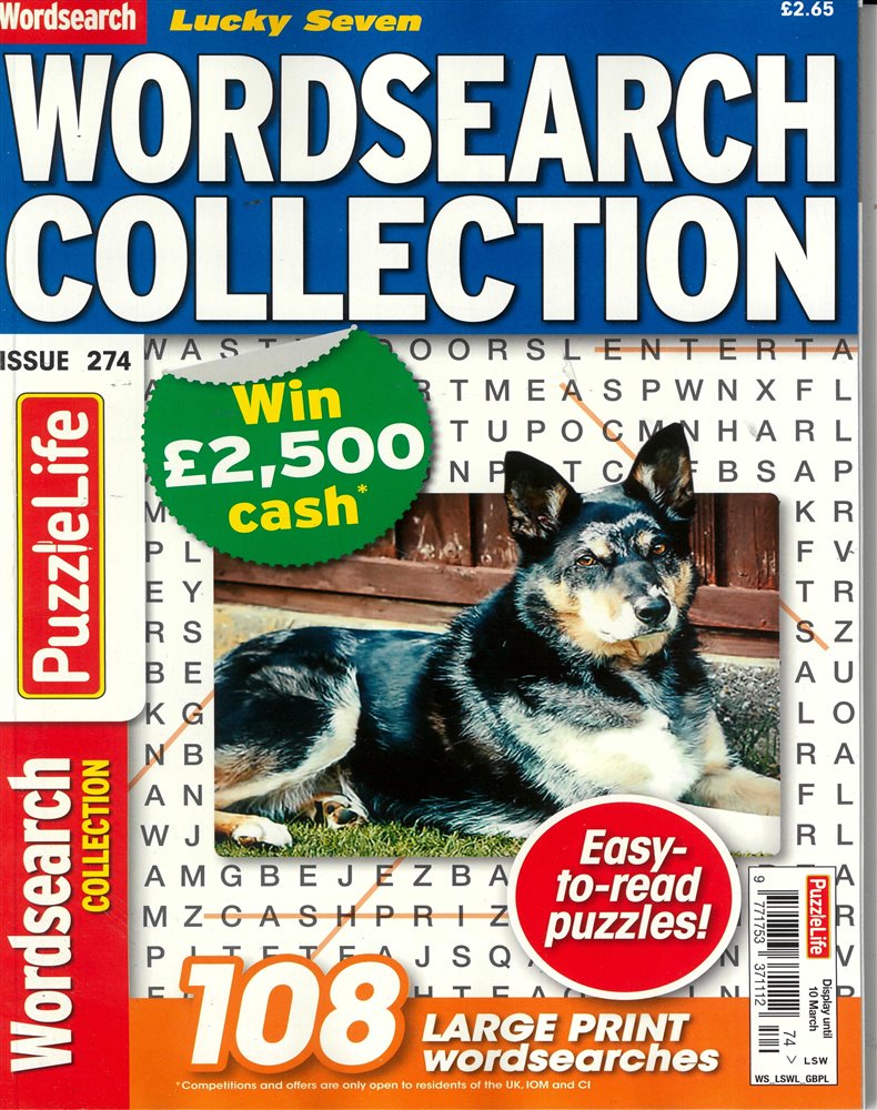 Lucky Seven Wordsearch Magazine Issue NO 274