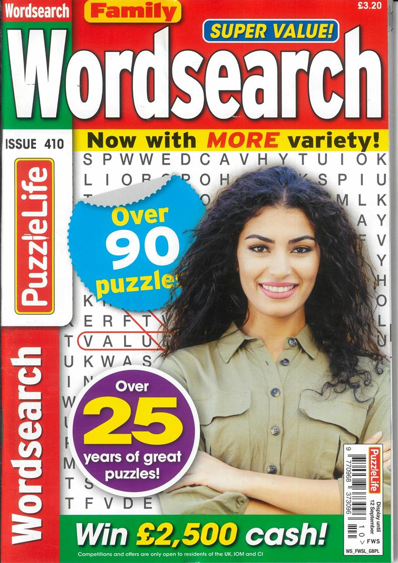 Family Wordsearch - NO 410