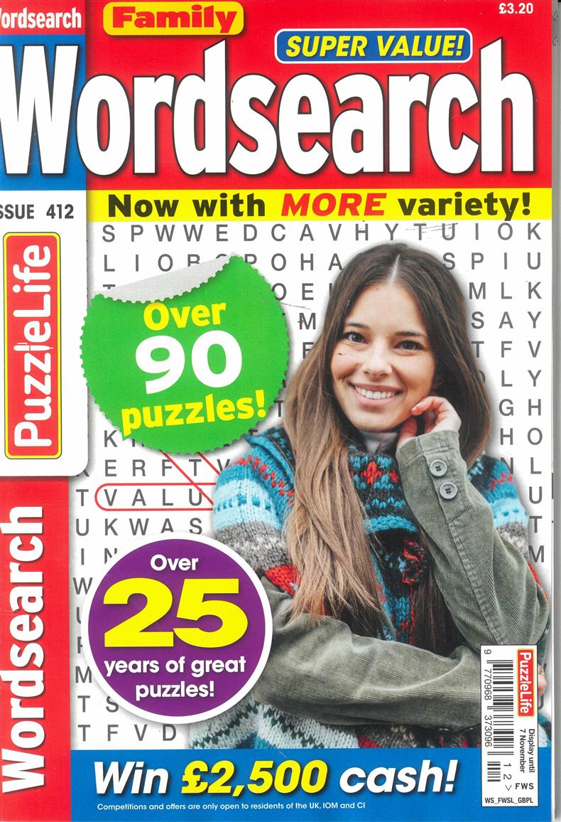 Family Wordsearch - NO 412