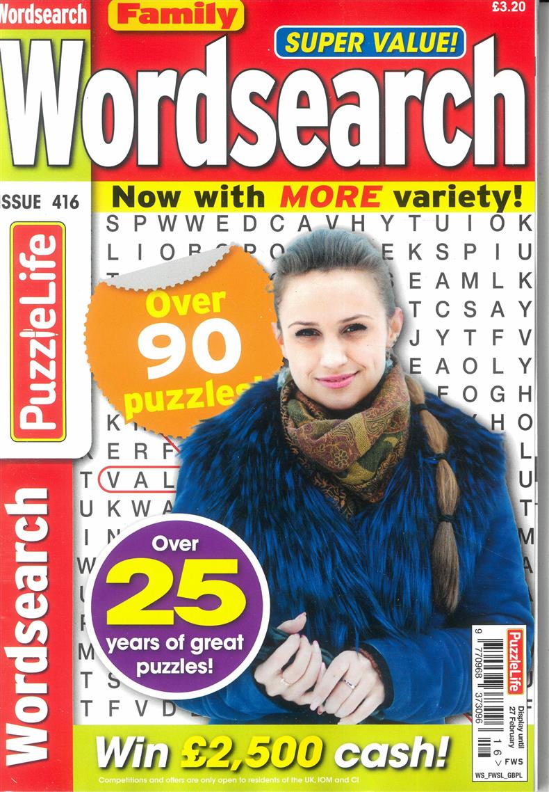 Family Wordsearch - NO 416