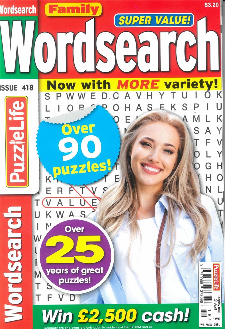 Family Wordsearch - NO 418