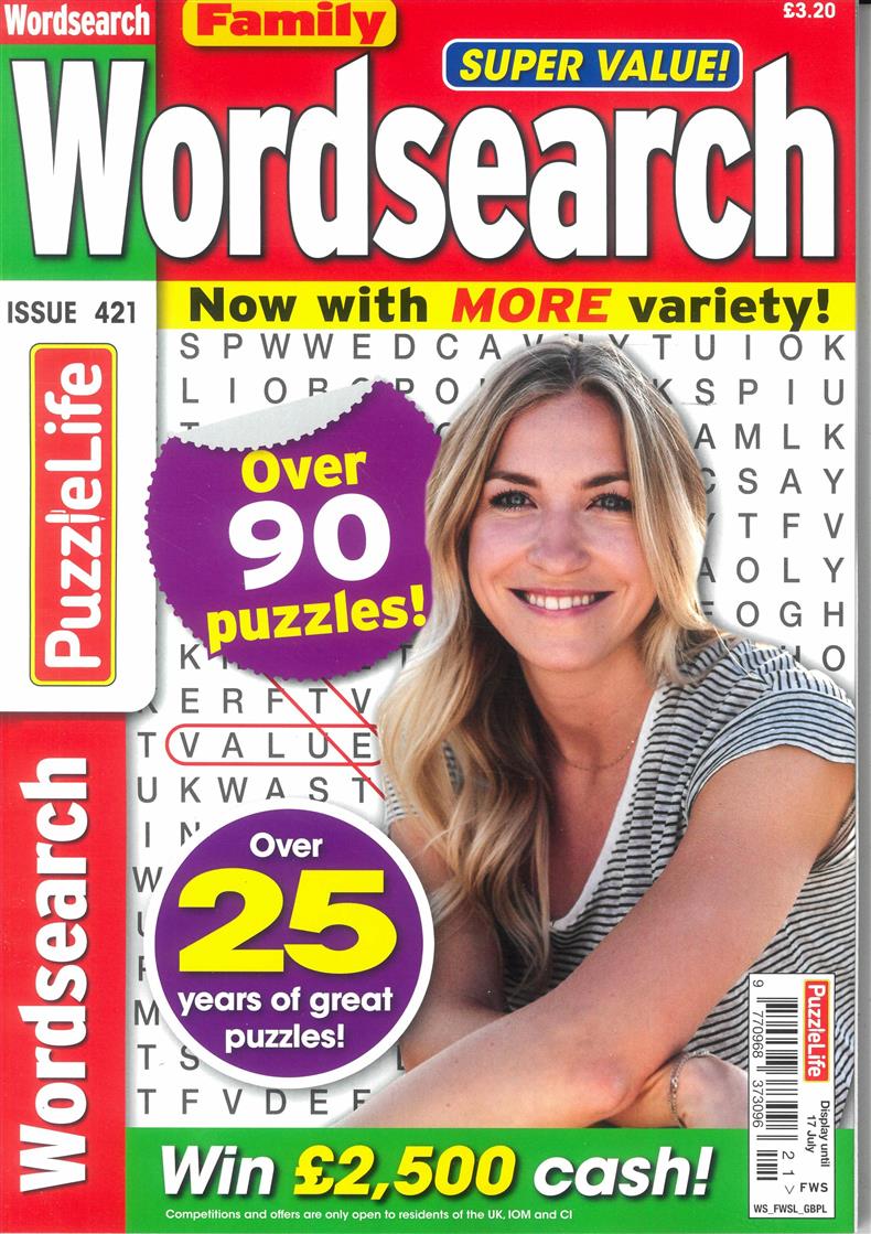 Family Wordsearch - NO 421