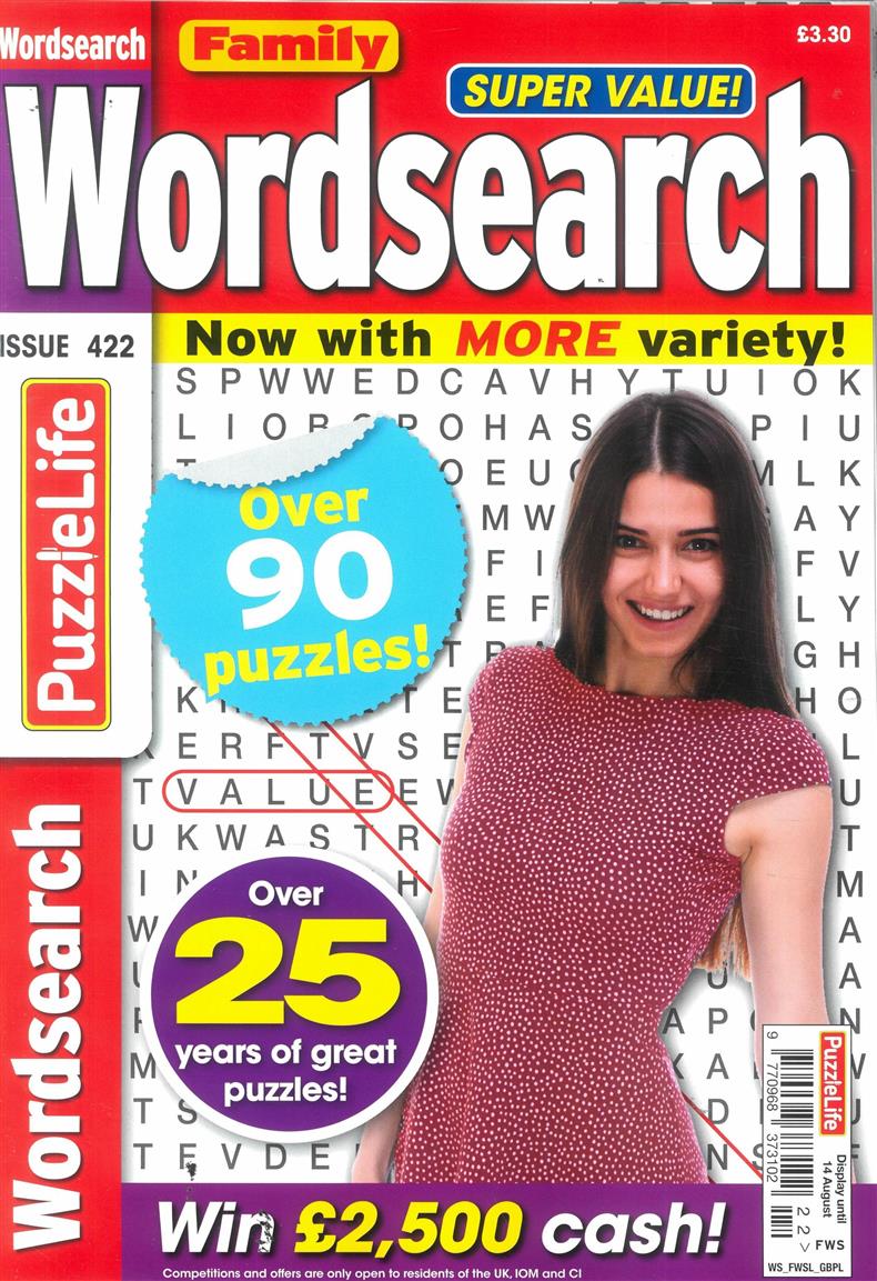 Family Wordsearch - NO 422