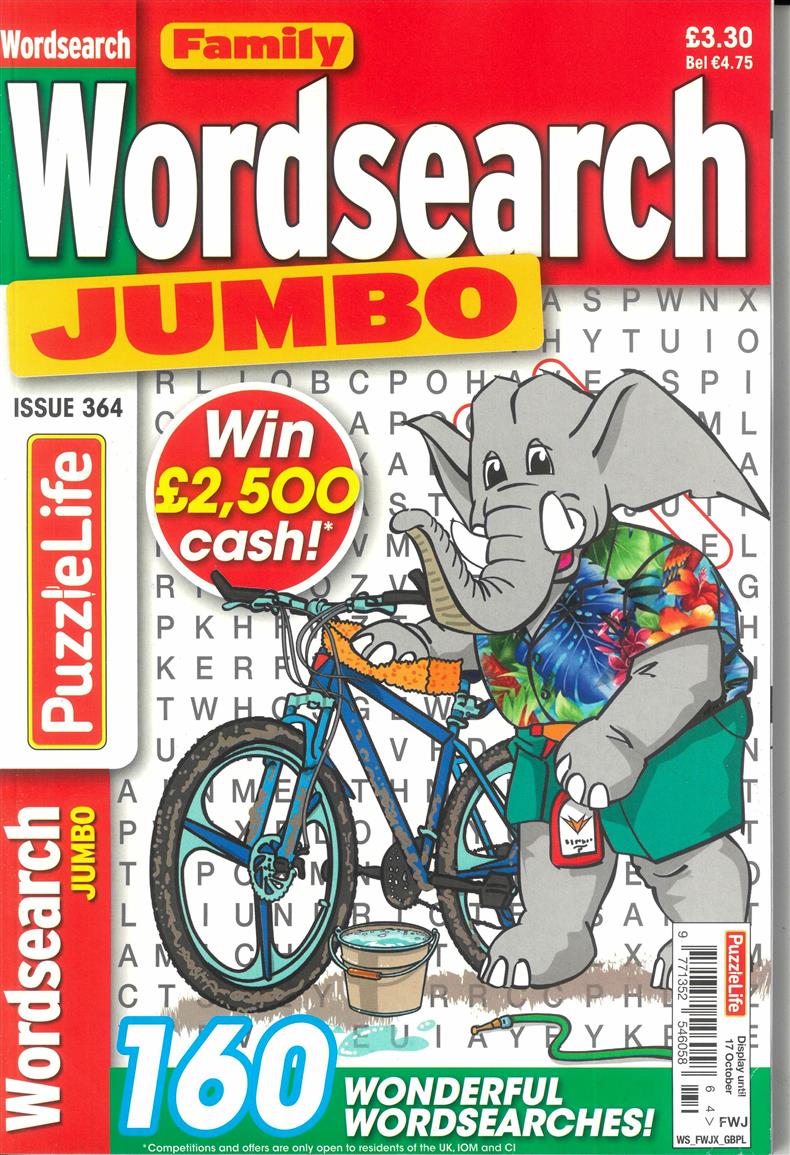 Family Wordsearch Jumbo - NO 364