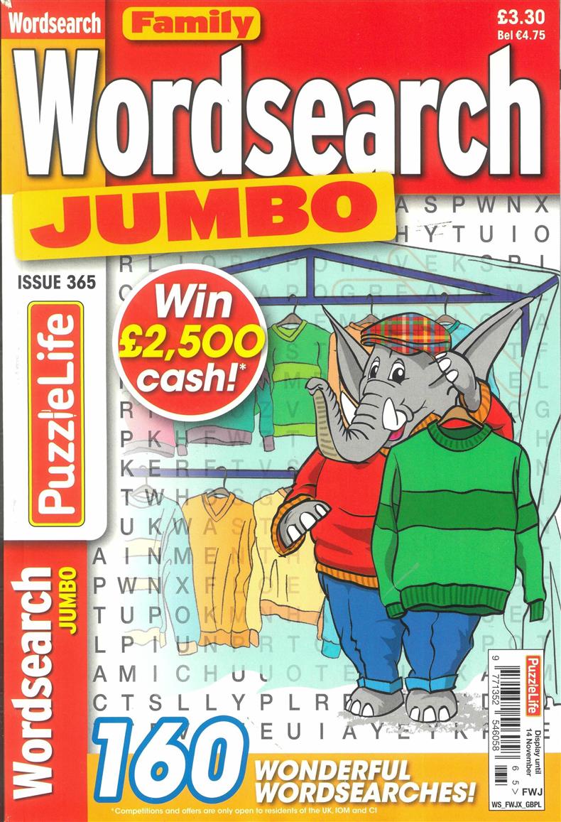 Family Wordsearch Jumbo - NO 365