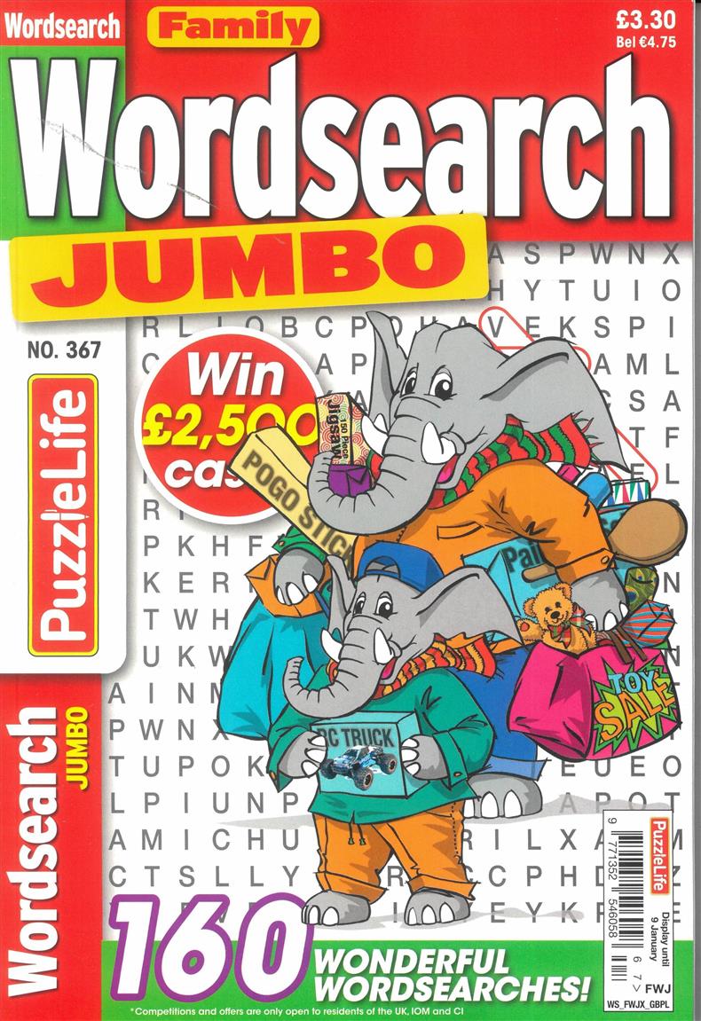Family Wordsearch Jumbo - NO 367