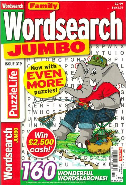 Family Wordsearch Jumbo Magazine