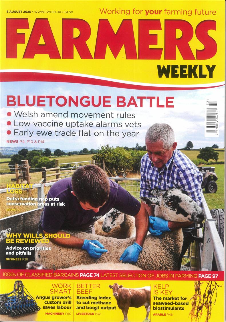 Farmers Weekly - 08/08/2025