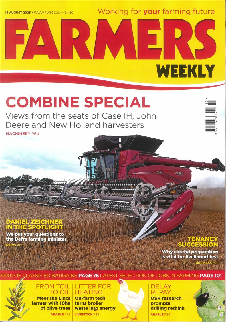 Farmers Weekly - 15/08/2025