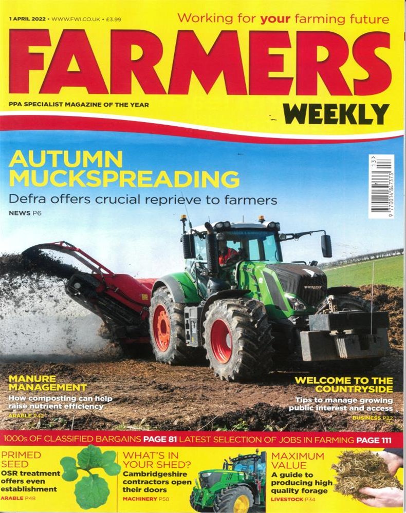 Farmers Weekly Magazine Issue 01/04/2022