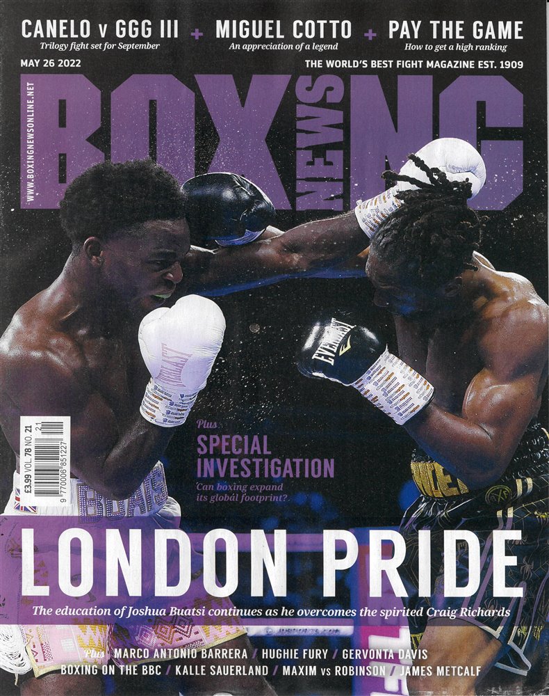 Boxing News Magazine Issue 26/05/2022