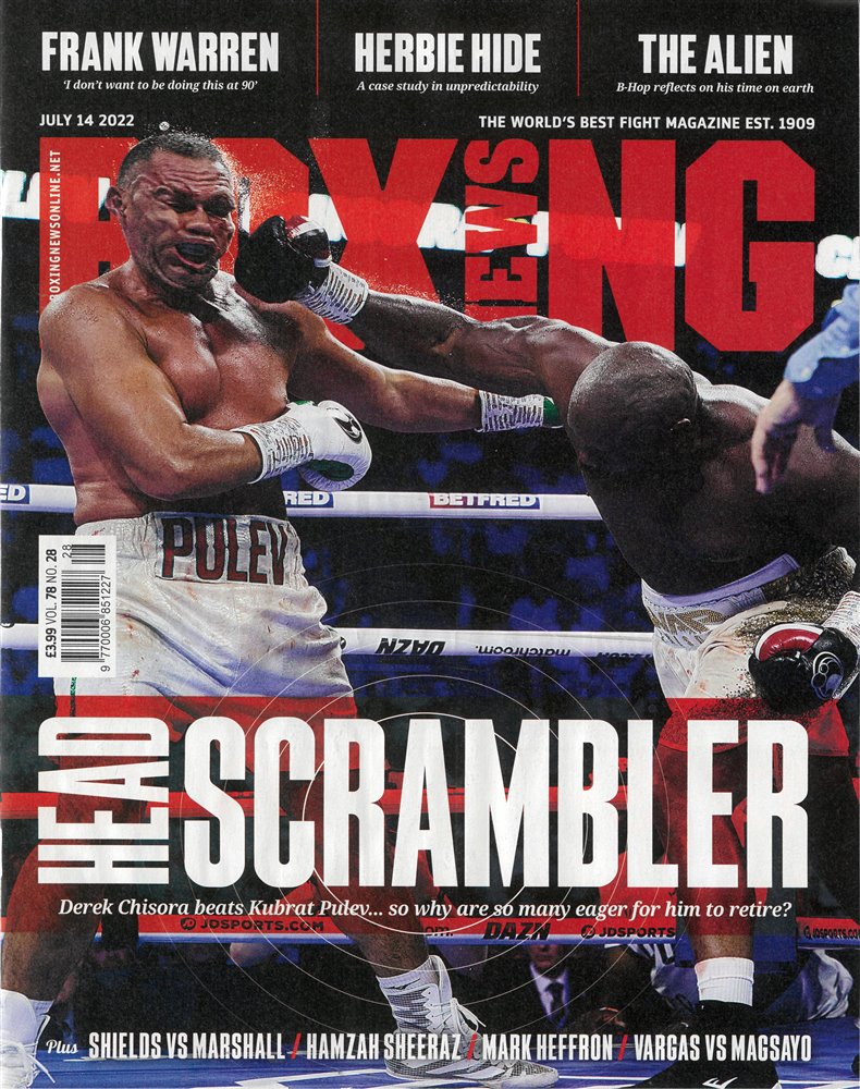 Boxing News Magazine Issue 14/07/2022