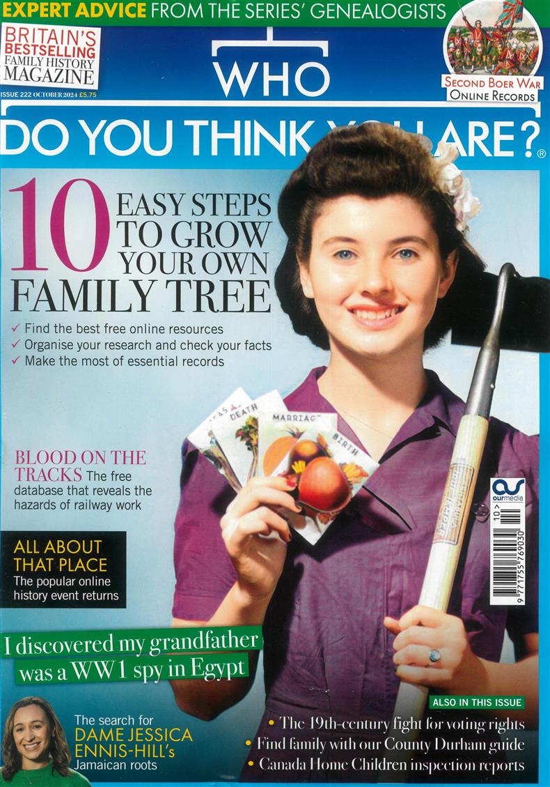 Who Do You Think You Are - OCT 24