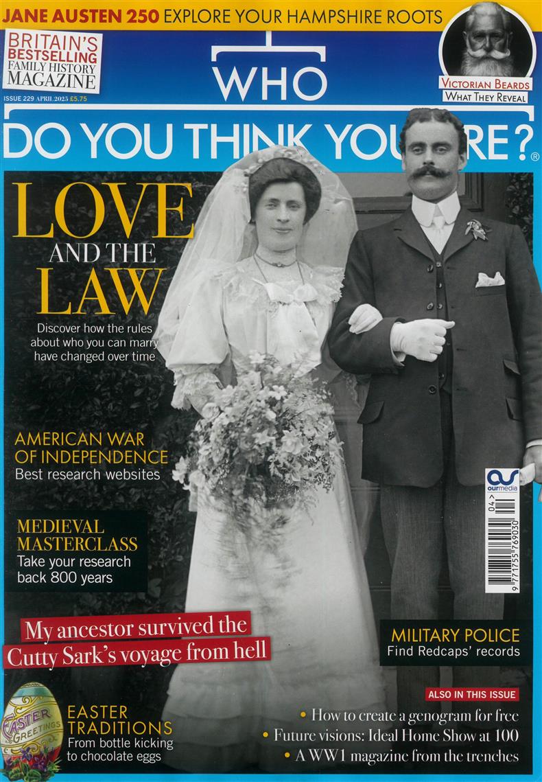 Who Do You Think You Are - APR 25