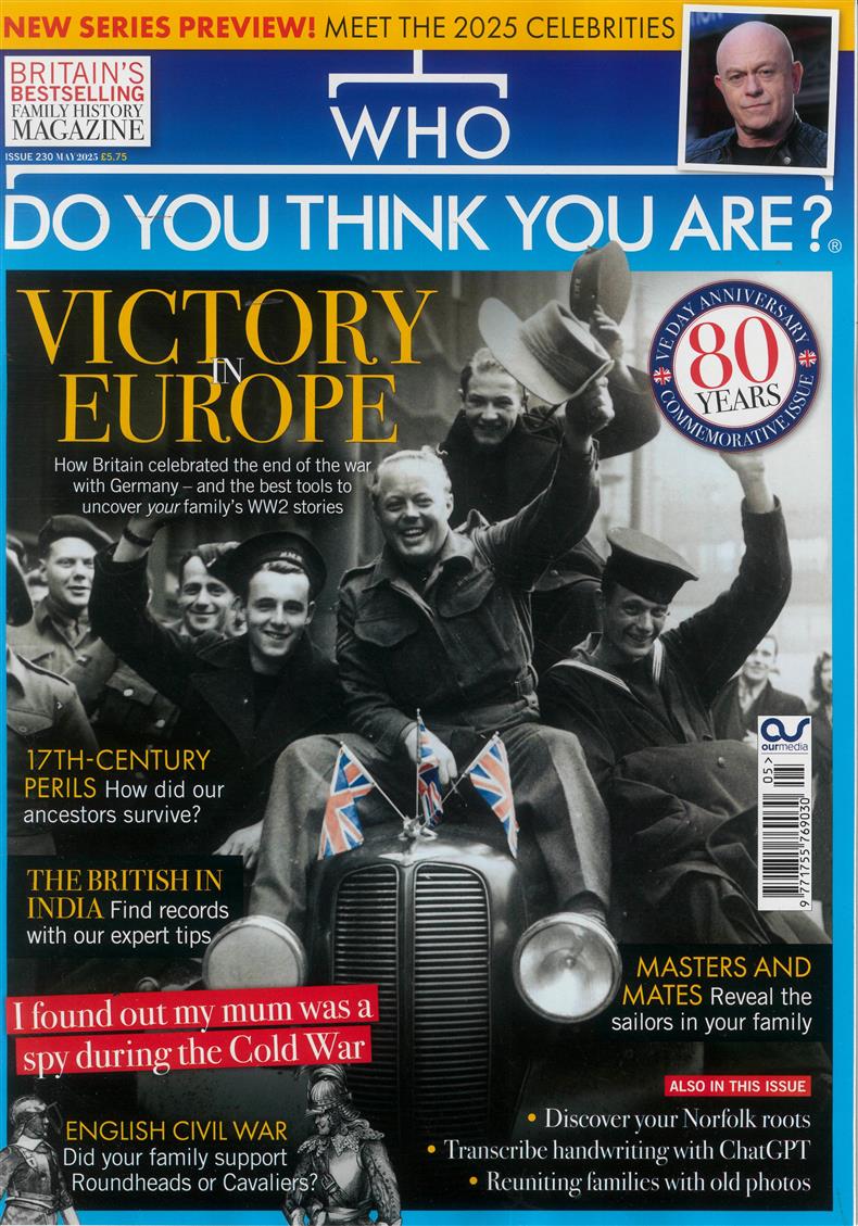 Who Do You Think You Are - MAY 25