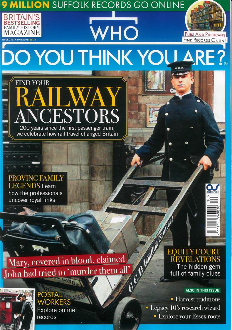 Who Do You Think You Are - OCT 25