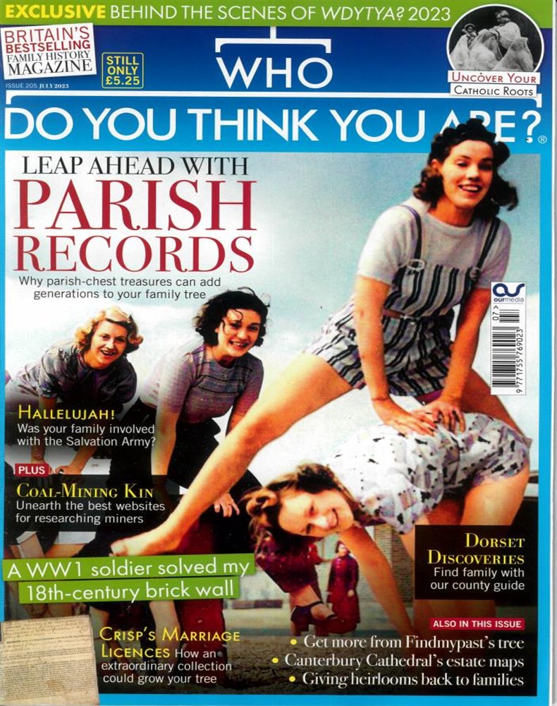 Buy back issues of Who Do You Think You Are? Magazine