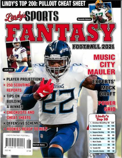 Lindy’s Sports Fantasy Football Magazine