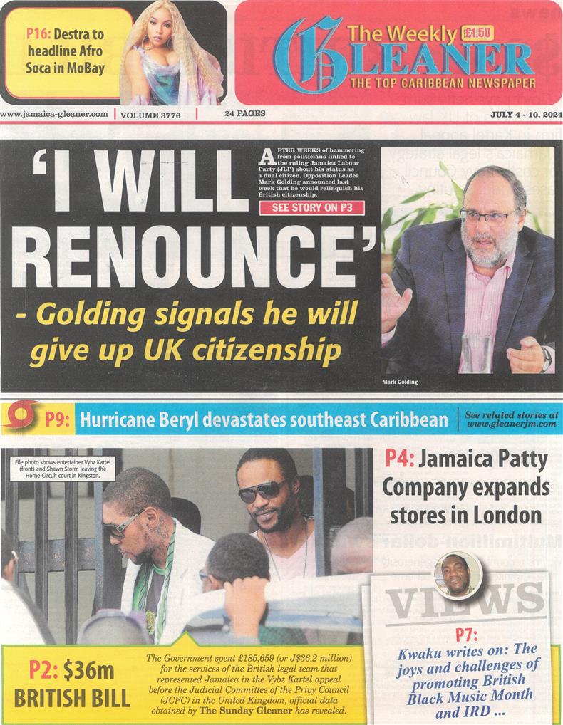 The Weekly Gleaner - 04/07/2024