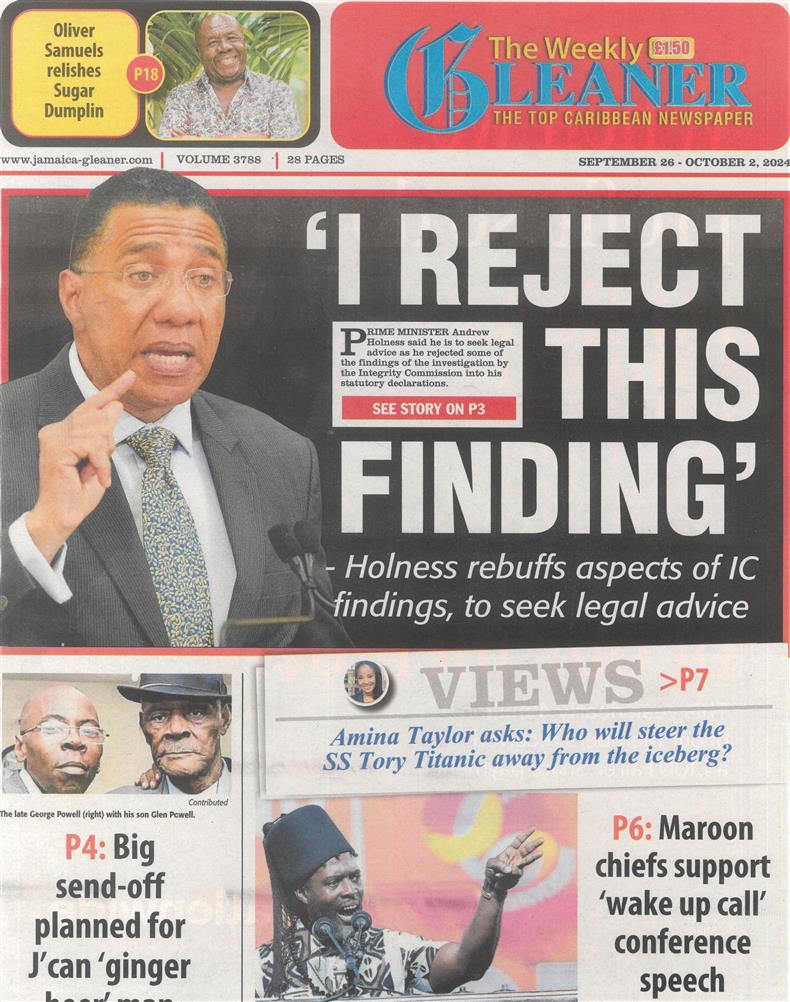 The Weekly Gleaner - 26/09/2024