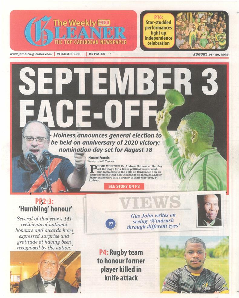 The Weekly Gleaner - 14/08/2025