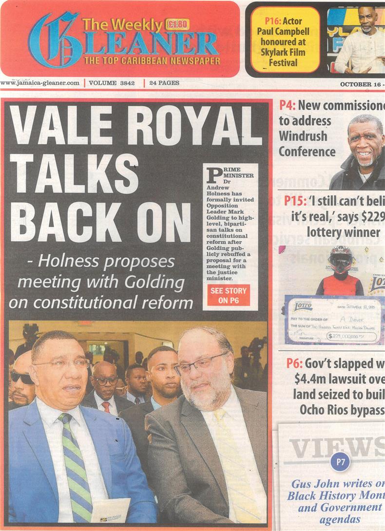 The Weekly Gleaner - 16/10/2025