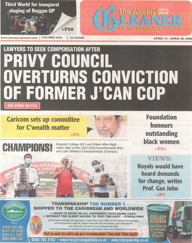 The Weekly Gleaner Magazine Issue 14/04/2022