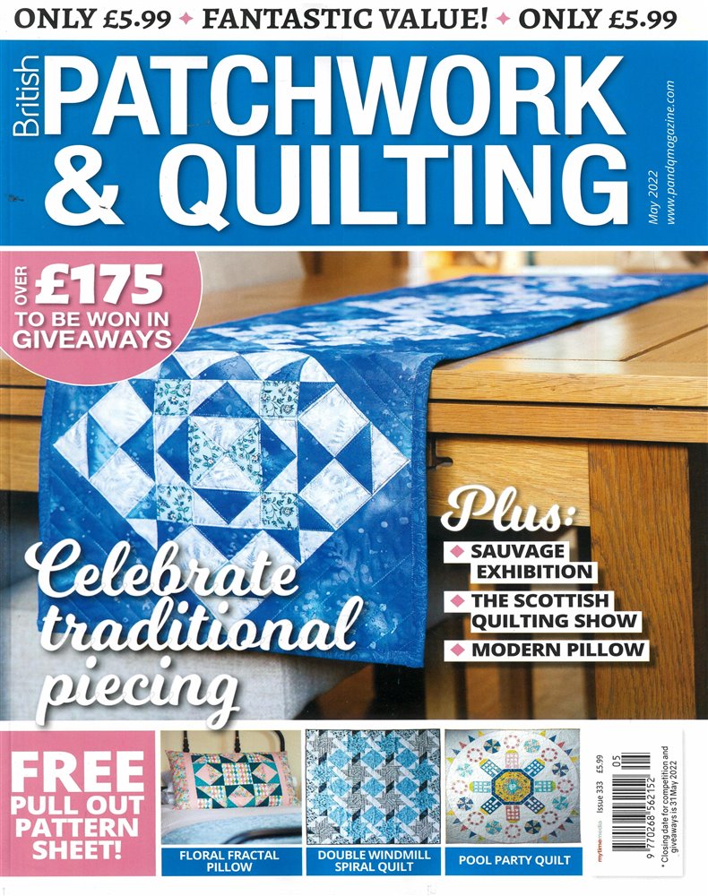 British Patchwork and Quilting Magazine Issue MAY