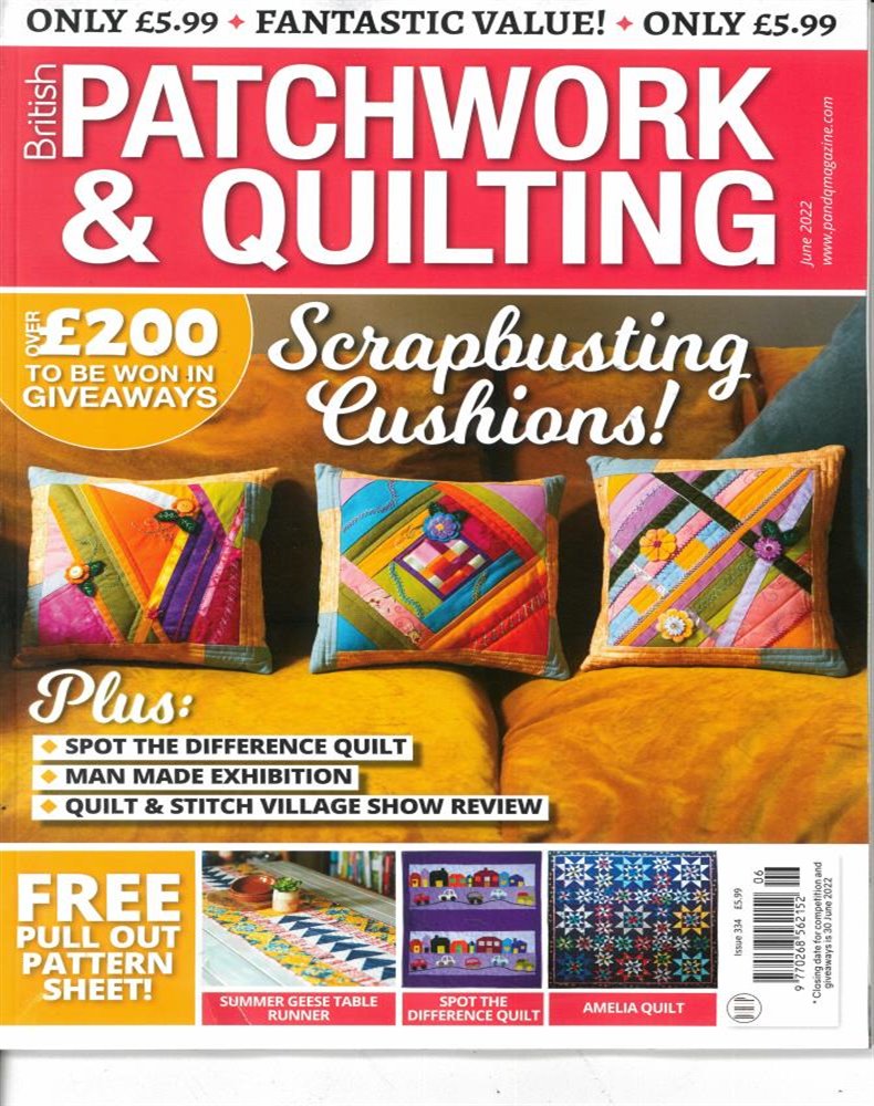 British Patchwork and Quilting Magazine Subscription