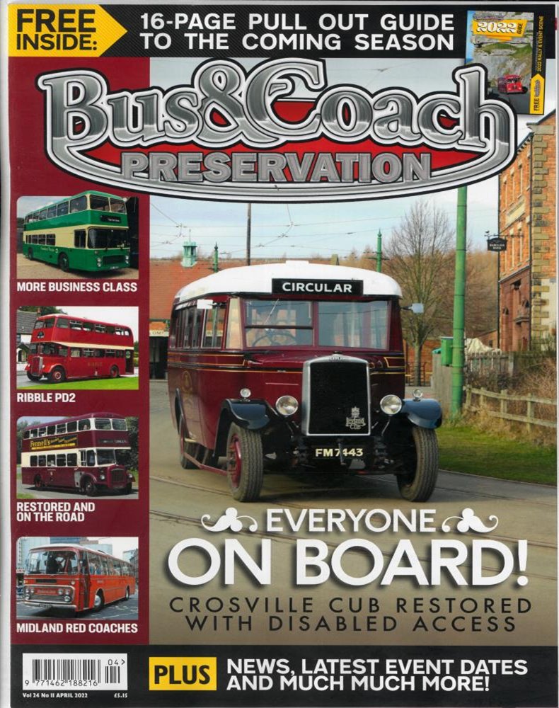 Bus & Coach Preservation Magazine Issue APR 22