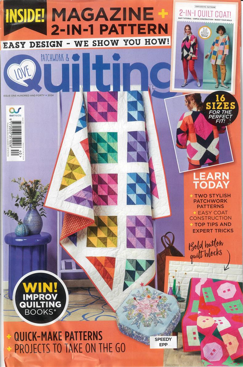 Love Patchwork & Quilting - NO 140