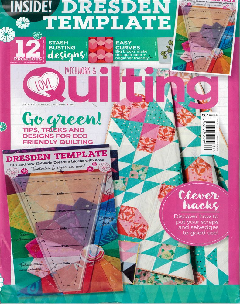 Love Patchwork & Quilting Magazine Issue NO 109