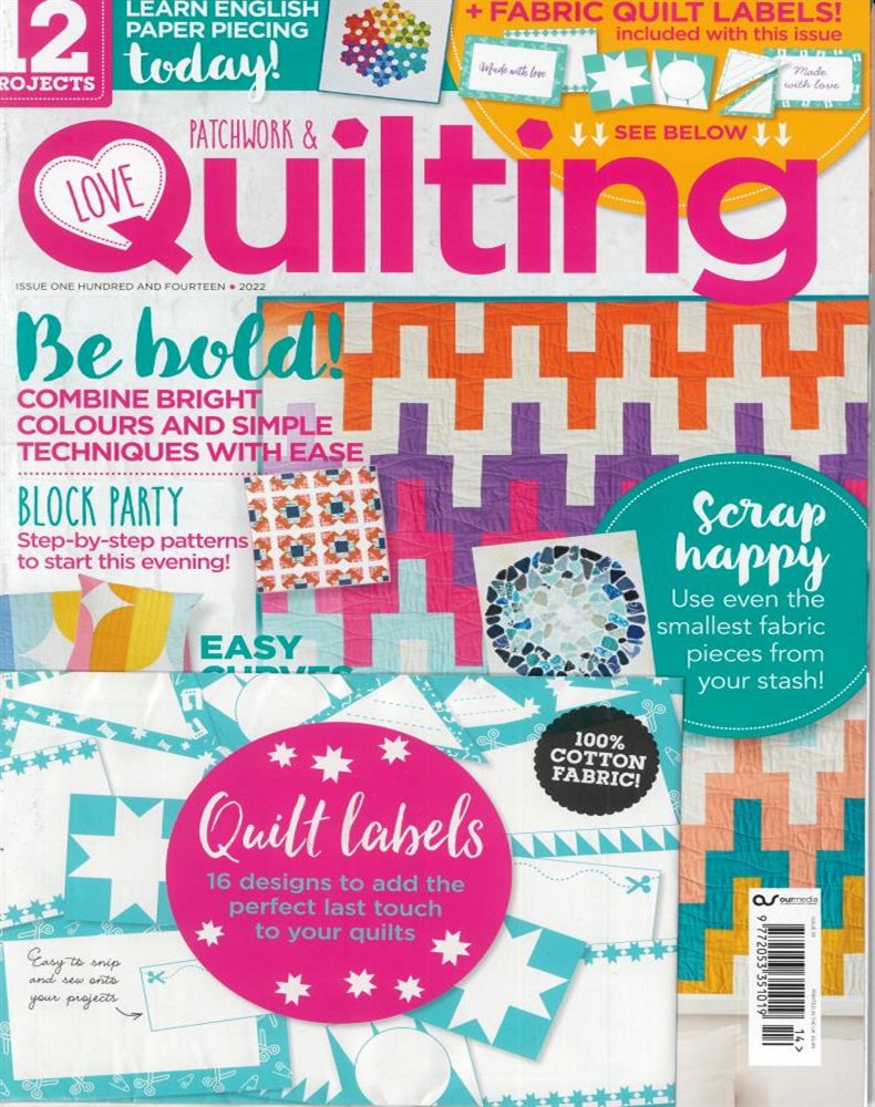 Love Patchwork & Quilting Magazine Subscription